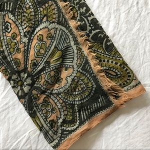 Madewell Multicolor Paisley Wool Scarf